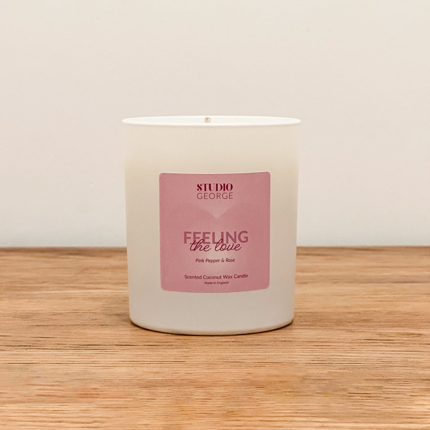 Feeling The Love 'Valentines Day' Candle (Pink Pepper + Rose)